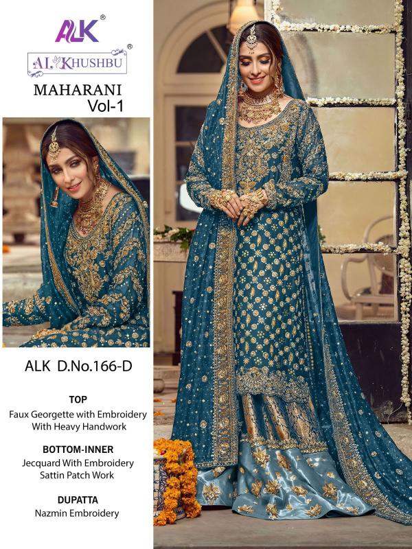 Alk Khushbu Maharani Vol Georgette Pakistani Suit Collection